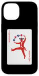 iPhone 14 Joker Red Suits Playing Card Case