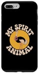 Coque pour iPhone 7 Plus/8 Plus Citation drôle d'autruche est mon esprit animal citations drôles d'autruche