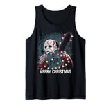 Merry Christmas Horror Fan Slasher 80s-Themed Tank Top