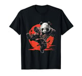 Panda Jiu Jitsu Gi Mid-kick Martial arts Karate T-Shirt