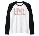 Elvis Presley Official 68 Comeback Sign Raglan Baseball Tee