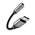 Adaptateur USB C vers casque et chargeur 3,5 mm, USB C vers prise  auxiliaire 2 en 1 avec prise auxiliaire 60 W PD compatible avec Galaxy S23  S22