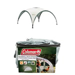 Coleman Gazebo Event Shelter XL Including Side Panel with Door and Window, Garden and Camping, Sturdy Steel Poles Construction, Large Event Tent, Portable Sun Shelter with Sun Protection SPF 50+