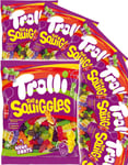 24 stk Trolli The Squiggles - Vingummi med Forskjellige Søte og Sure Fruktsmaker - Hel Eske 3,6 kg