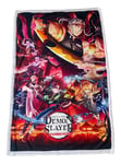 Homadict Plaid Sherpa 100X150 CM Demon Slayer KYOJURO & TANJIRO