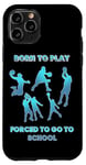 Coque pour iPhone 11 Pro Idée de basket-ball amusante pour garçons et adolescents