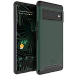 TUDIA DualShield Coque pour Google Pixel 6 Pro (2021) [Merge] Antichoc qualité Militaire Robuste Double Couche Robuste Mince étui de Protection Rigide (Vert Chasseur)