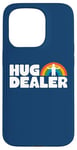 Coque pour iPhone 15 Pro Hug Dealer Cute Positivity Rainbow