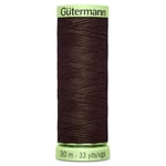 Gutermann Top Stitch Thread 30m Brown (696)