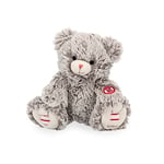 Kaloo - Rouge 24 cm Prestige Grey Maé the Bear - Small Silky-Furred Bear Soft Toy - Ultra-Soft Plush for Babies - 0 Months +, K223001