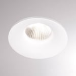 Molto Luce Upotettava LED-kohdevalo Ivy Round 7W, valkoinen