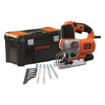 Petite Scie Alternatif Black & Decker BES610KA5 Avec Valise Et 5 Lame