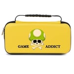 Etui pochette Switch lite jaune game over geek personnalisee