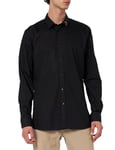 HUGO Elisha02, Chemise pour des Hommes, Black1,