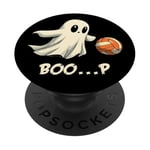 Boo Ghost Volleyball Lover Costume d'Halloween pour homme femme enfant PopSockets PopGrip Adhésif