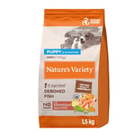 Nature's Variety No Grain - Croquettes pour Chien Puppy Mini - Saumon Norvégien - 1,5kg