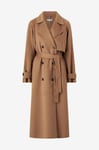 Tommy Hilfiger - Kappa Oversized DF Wool Blend Trench - Brun