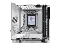 Msi Mpg Z890i Edge Ti Wifi - Hovedkort - Mini-Itx - Lga1851-Sokkel - Z890 Chipset - Usb4, Usb 3.2 Gen 1, Usb 3.2 Gen 2, Usb-C 3.2 Gen 2X2, Usb-C 3.2 Gen2 - 5 Gigabit Ethernet, Wi-Fi 7, Bluetooth - Innbygd Grafikk (Cpu Kreves) - Hd-Lyd (8-Kanalers)