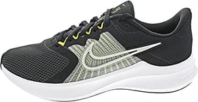 Nike Homme Downshifter 11 Chaussure de Marche, Black/Photon Dust-Volt-White, 40.5 EU