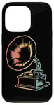 Coque pour iPhone 13 Pro Tourne-disque Oldschool Vintage Phonograph Gramophone