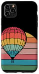 iPhone 11 Pro Max Hot Air Balloon Retro Vintage Sunset Hot Air Balloon Case