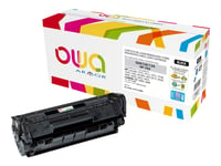 Owa - Sort - Kompatibel - Tonerpatron (Alternativ Till: Hp Q2612a) - För Canon I-Sensys Lbp2900, Lbp3000  Laser Shot Lbp-2900  Hp Laserjet 10Xx, 30Xx, M1005, M1319