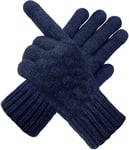 Gants Hiver Homme, Gant Chauffant Thermique Gants à Écran Tactile avec Une Doublure en Polaire Fine pour Sport Course à Pied Ski Velo Snowboard.[G82]