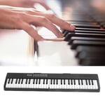 (US Plug)Electric Keyboard Kit 61 Key BT Rechargeable Folding Piano Keyboard