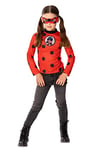 RUBIES - Miraculous Officiel - Top & Masque Ladybug (Enfant) - Taille unique 5-8 ans