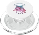 Licorne Ufo Enlèvement Conspiracy Theory Alien PopSockets PopGrip pour MagSafe