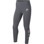 Nike Air Favorites Leggings Mixte Enfant, Carbon Heather/Lt Arctic Pink, FR : L (Taille Fabricant : L)