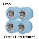 4-pack mesh med Mspa Spa-filter Screen+Element