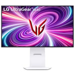 LG UltraGear 4K OLED Gaming Monitor 32GS95UV, 32 inch, 4K, 4K 240Hz / FHD 480Hz, 0.03ms Response Time, NVIDIA G-Sync & AMD FreeSync Premium Pro, 7W Stereo speakers, DisplayPort, HDMI, White