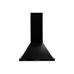 Russell Hobbs RHSCH601B 60cm Wide Black Steel Chimney Cooker Hood, Free 2 Year Guarantee