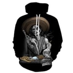 Hoodie Coat Poker Skull Hoodies Sweatshirts 3D Hoodie Men Tracksuit Fashion Hoody Funny Pullover Streetwear Mens Tracksuit 4Xl Lms1042