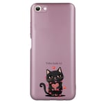 Coque rose pour Iphone 7 8 SE chat saint valentin coeur