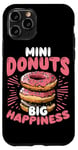 Coque pour iPhone 11 Pro Mini beignets, Big Happiness Mini Donuts