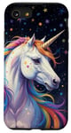 iPhone SE (2020) / 7 / 8 Magic Unicorn - Dreams in Rainbow Colours Imaginative Case