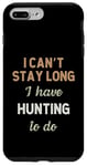 Coque pour iPhone 7 Plus/8 Plus Hunter Hunting Fishing Deer Game Hobby Job Pour homme et femme