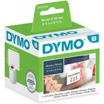 Dymo LabelWriter -diskettimärke 70 x 54 mm, 320 märken, vit