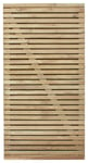 Forest Garden Double Slatted Gate - 6ft