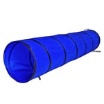 lionto Tunnel pour Chien Tunnel de Jeu caverne pour Chien Tunnel d’Agility dans différentes Tailles, (S) 200x40 cm Bleu