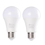 Etrogo E27 Dusk Till Dawn Sensor Light Bulbs 10W Warm White 3000K Auto ON Off for Entrance Door Front Porch Patio Garden 2 Pack of 2 Pieces