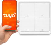 Mobiltelefon Tuya Pilot Zigbee Knapp Tuya Sc04 Smart 4 Kanaler 12 Scener