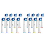 16 x Precision Clean OralB kompatibla Tandborsthuvuden SB-20A