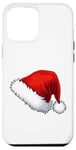 Coque pour iPhone 12 Pro Max Chapeau Père Noël Père Noël Dessin animé