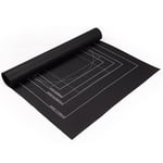 Solid Felt Jigsaw Puzzle Organizer Mat, Specification: 31 x 46 inch(Black-Printed-Single)