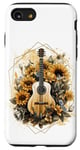 Coque pour iPhone SE (2020) / 7 / 8 Guitare acoustique Tournesol Musique Femmes Graphic