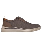 SKECHERS Chaussures Hommes Proven-Gladwin, Air Cooled Memory Foam BRN (Brun)