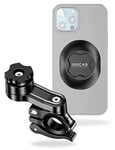 Orcas Motorbike Phone Holder Detachable - Phone Holder for Mountain Bike gifts Scooter, Ebike, Mtb 360° Adjustable, Mobile Holder for Cycling, Fits IPhone and Samsung Series